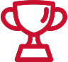 Red Trophy Icon